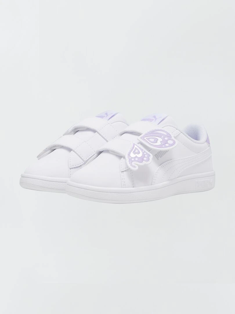 Baskets papillon 'Puma' 'Smash' blanc