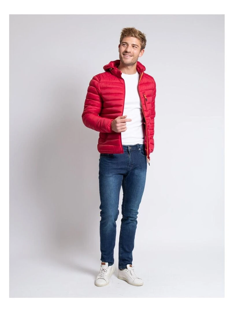 Doudoune légère capuche ZEGEL   Rouge
