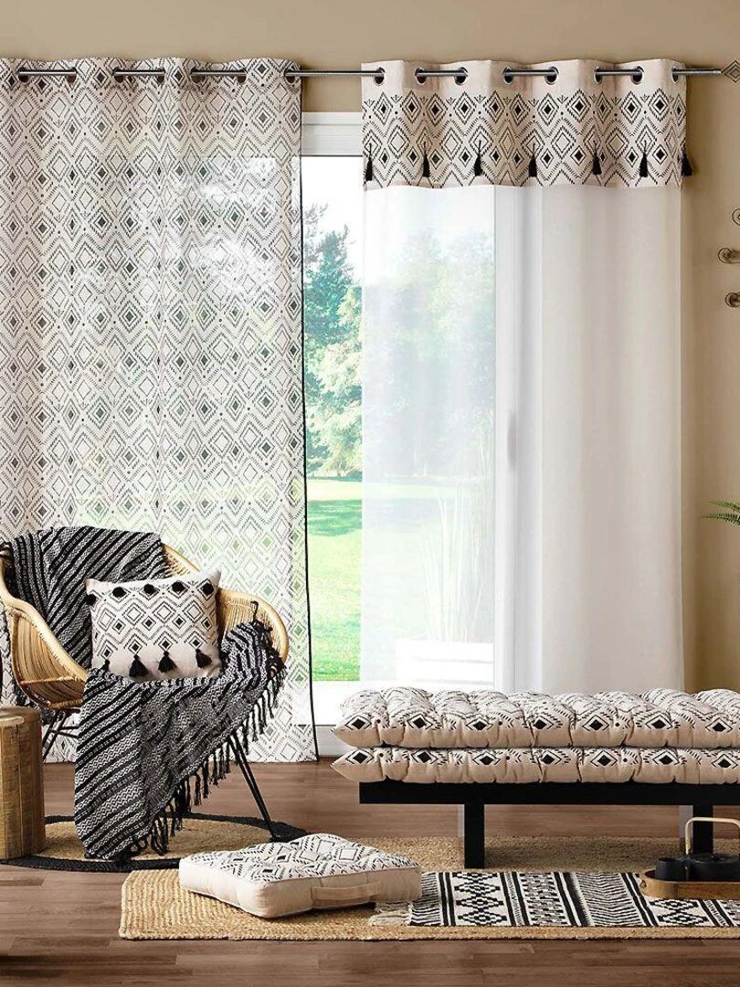 Coussin de sol Nalika   Beige