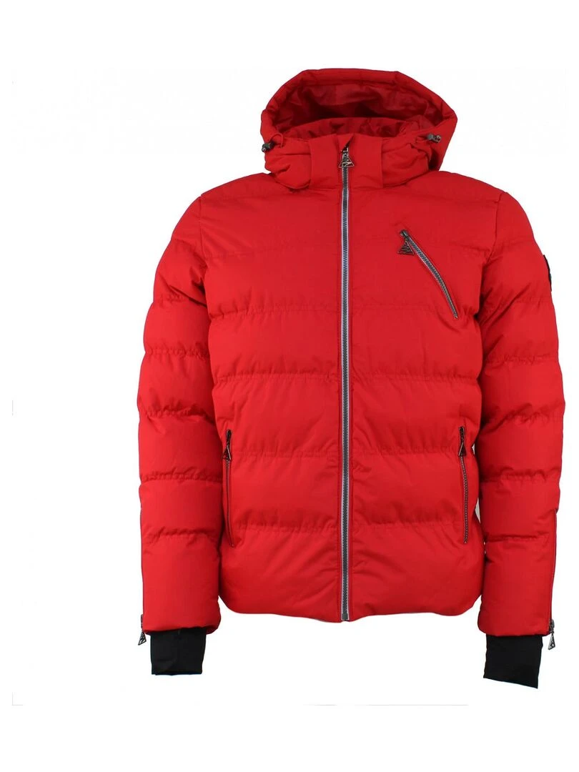 Doudoune de ski homme CARES PEAK MOUNTAIN Rouge