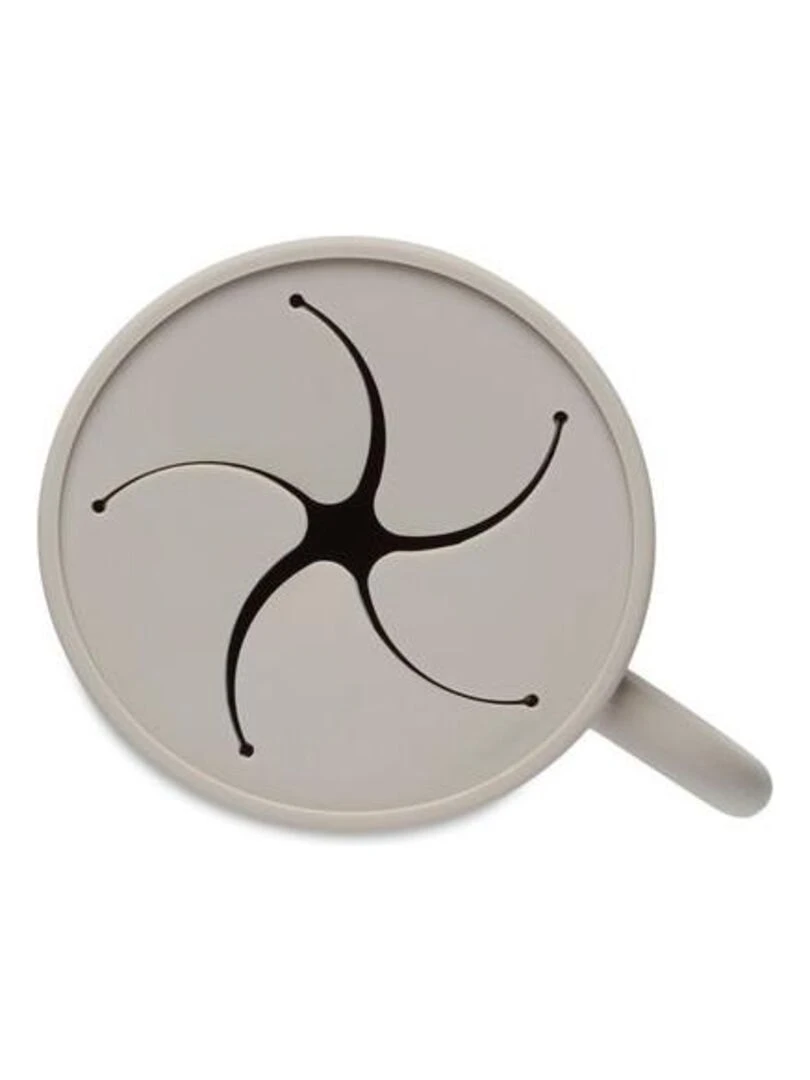 Gobelet à goûter avec couvercle Silicone Nougat Jollein Beige