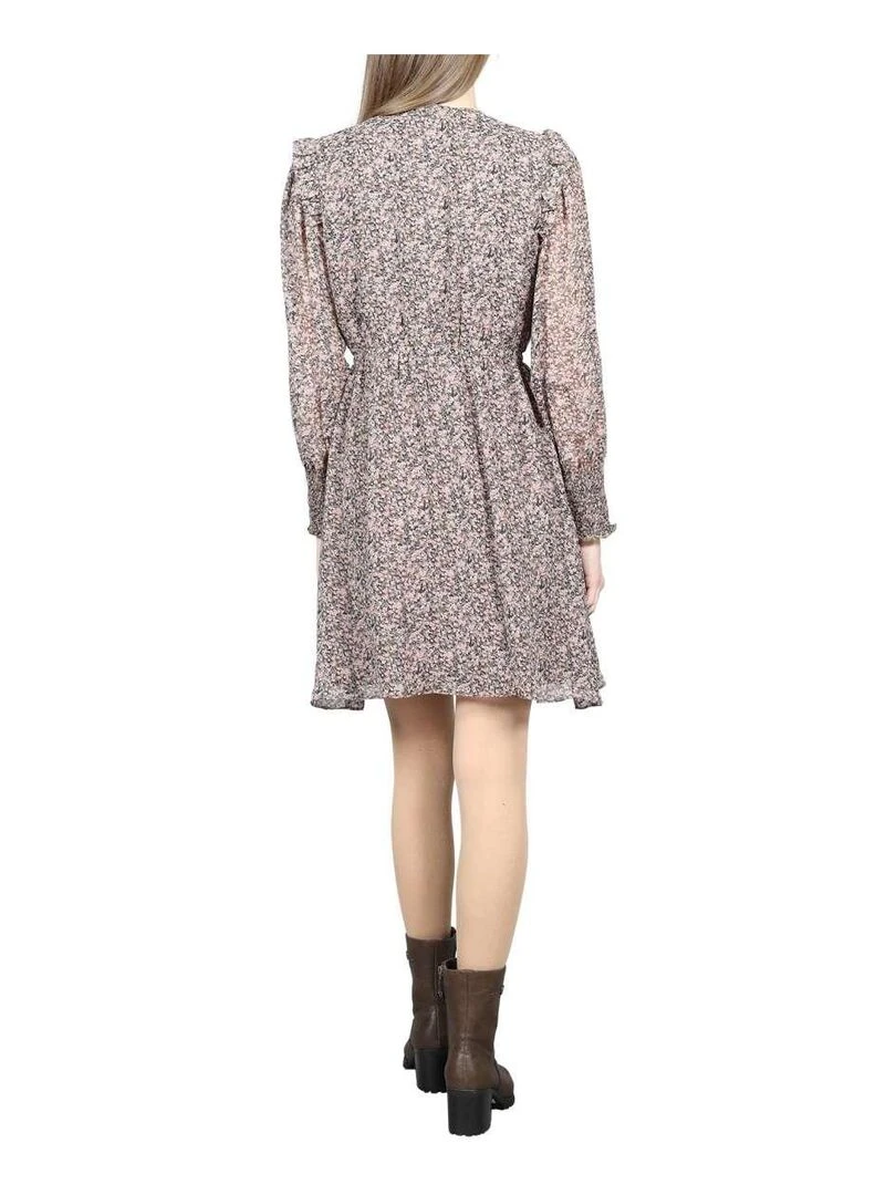 CHATTAWAK   Robe courte évasée   Rose