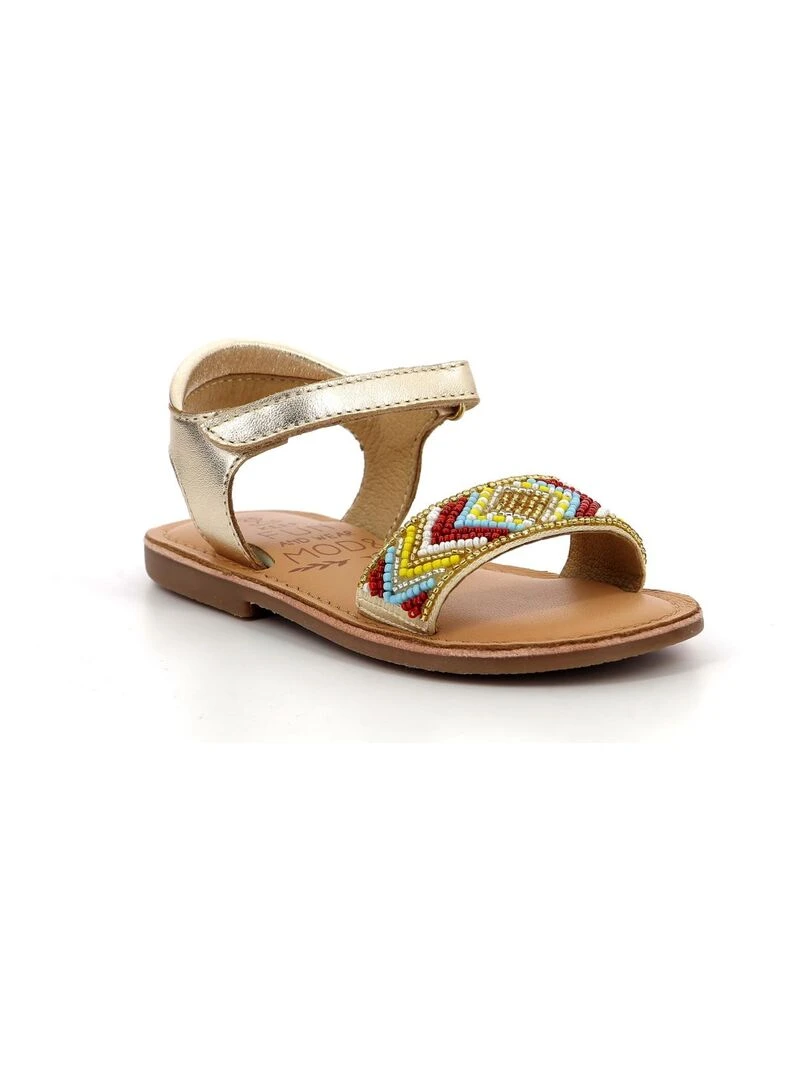 Sandales Cuir Capearls Doré/or