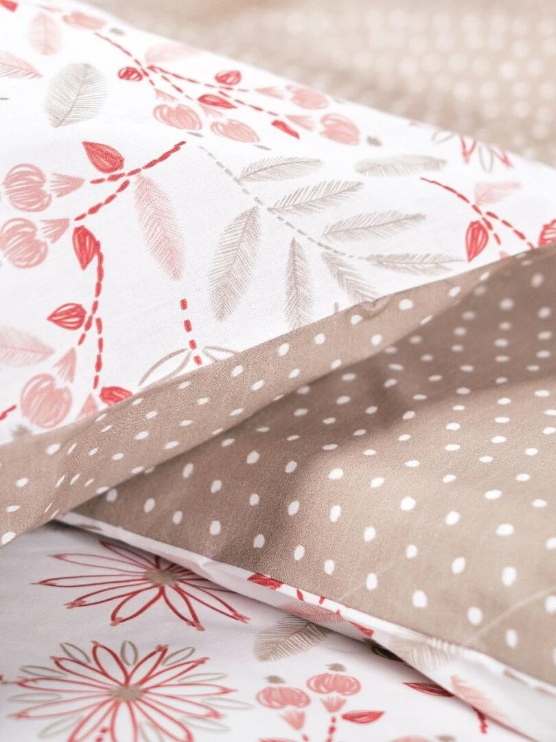 Parure de lit  'CRAZY AMBRE' 'TODAY'   Marron