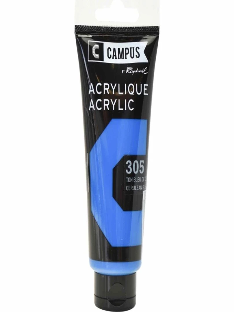 Peinture acrylique 100 ml Bleu Ceruleum n°305 N/A
