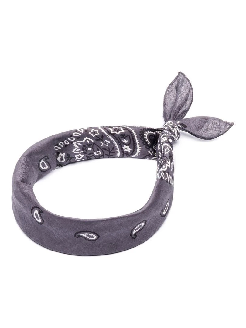Bandana Coton U.S Premium Bleu ardoise
