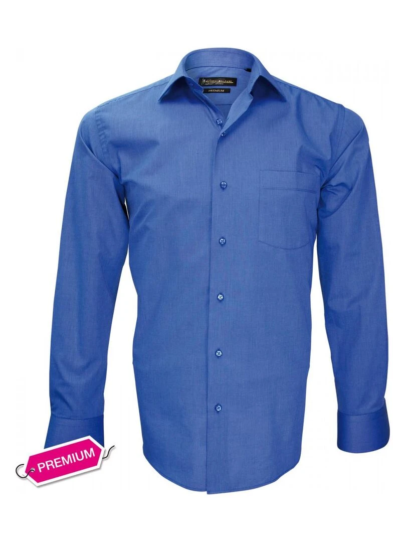 Chemise premium CLASSIQUE FIL A FIL Bleu