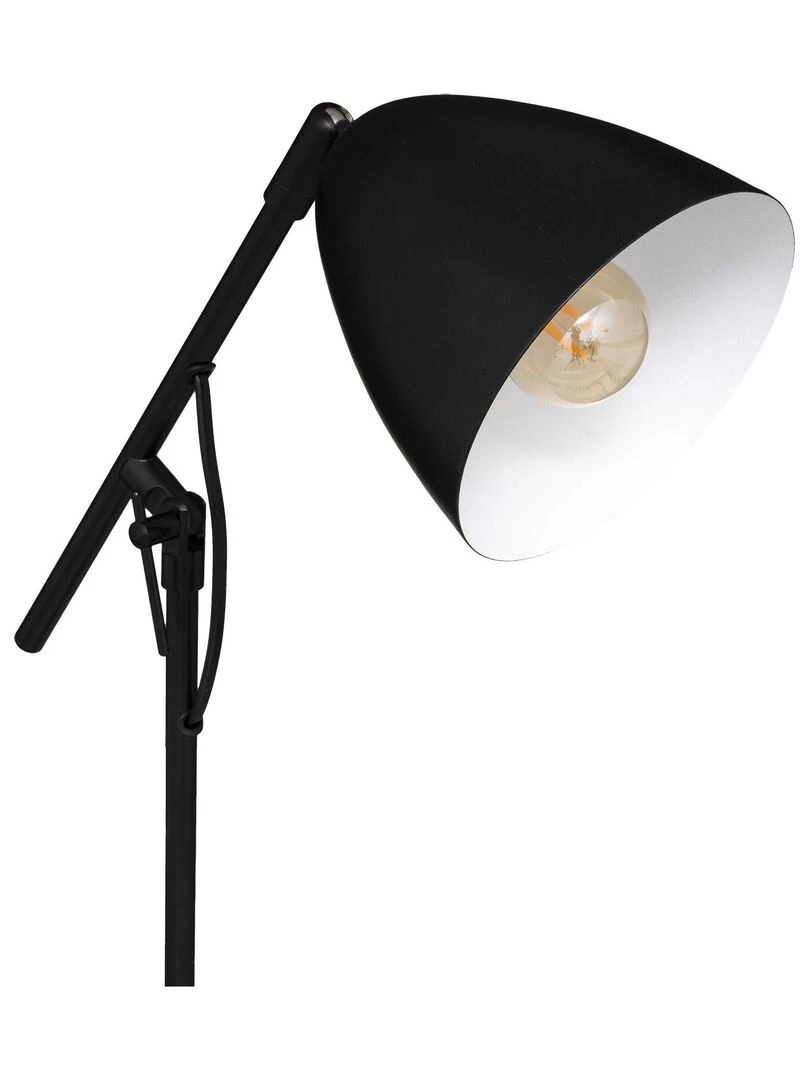 Lampe au bras articulé avec base en marbre Noir