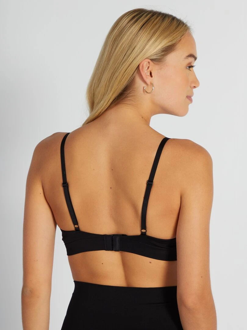 Soutien gorge effet push up   noir