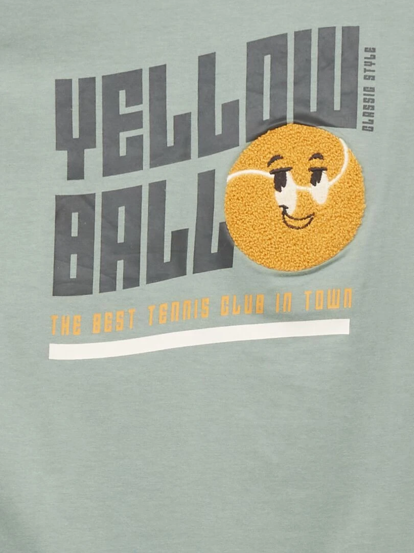 T shirt à manches courtes Bleu