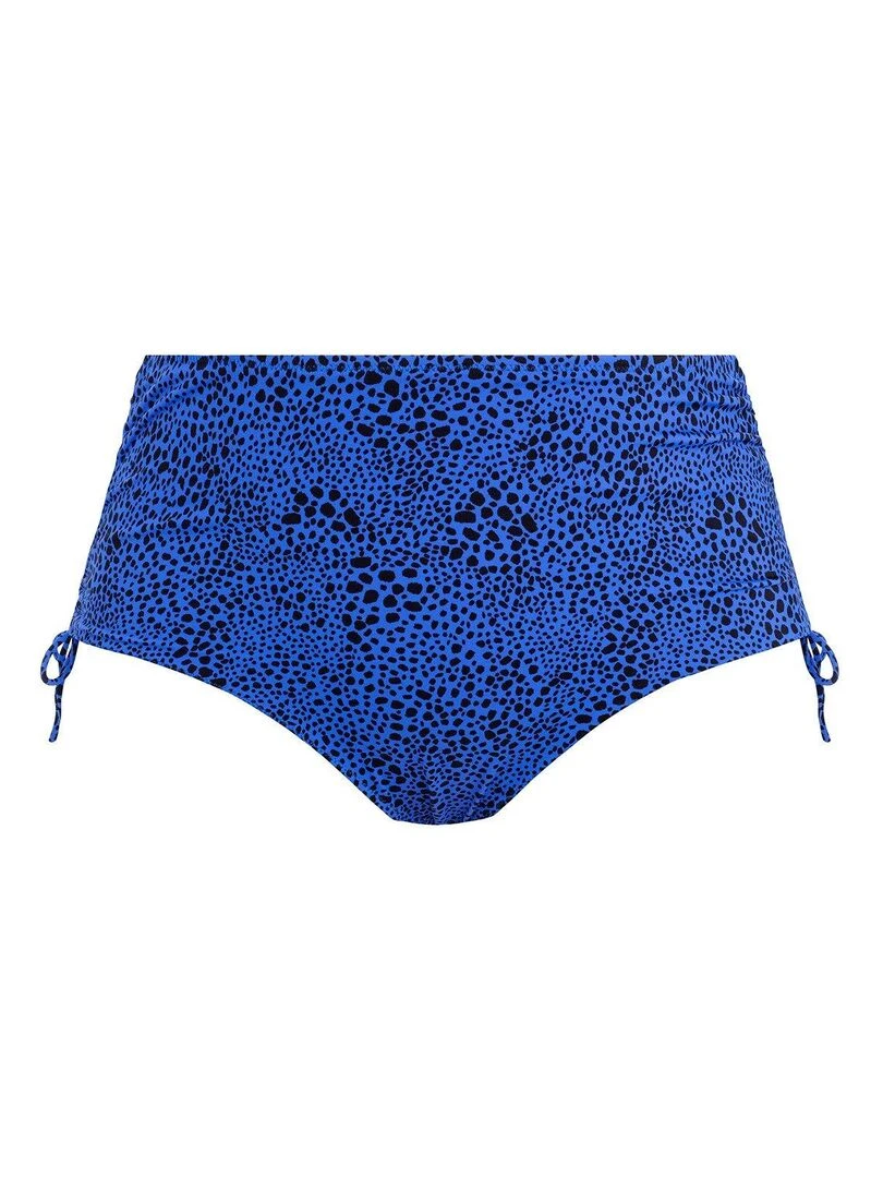Bas de maillot ajustable taille haute Pebble cove   Bleu