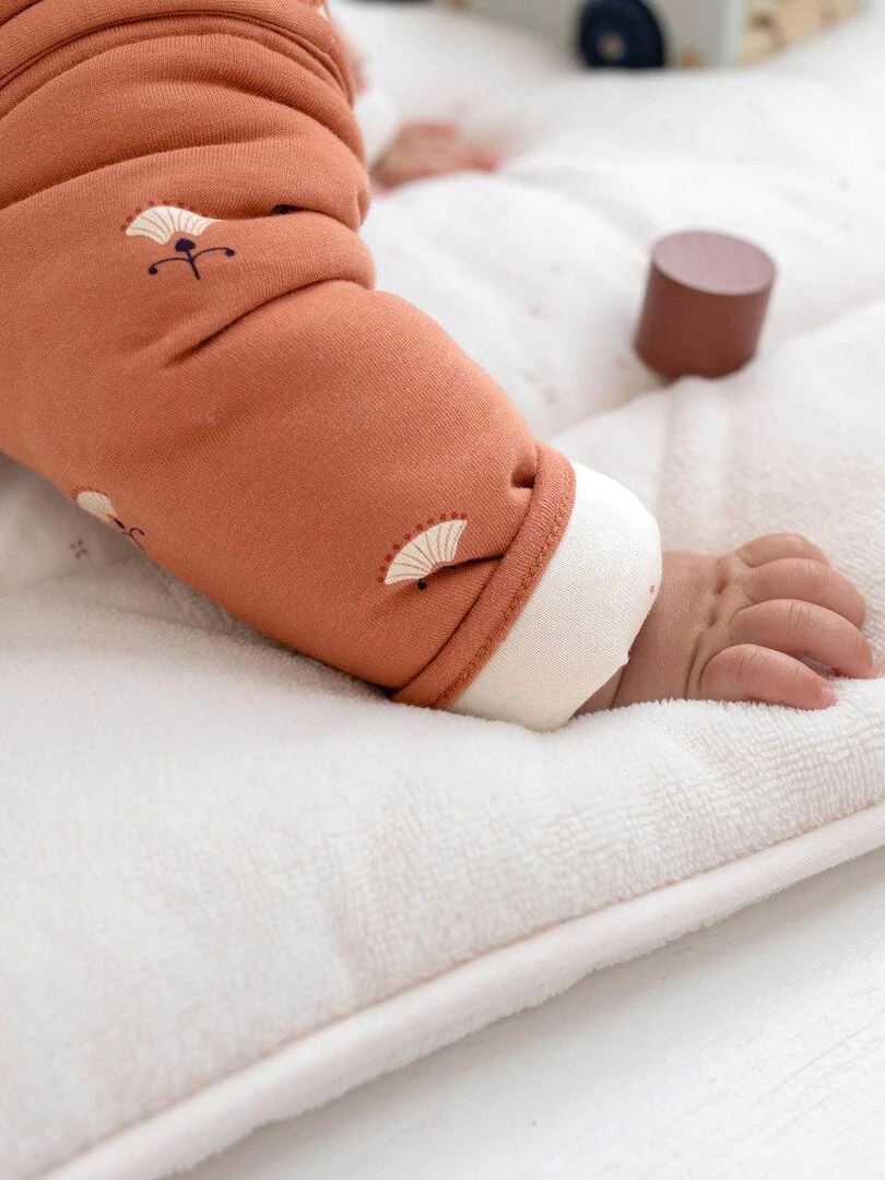 Bemini Gigoteuse  jambes séparables Pady jersey et jersey   Beige foncé