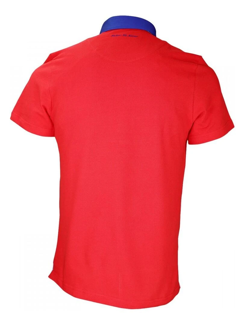 Polo col boutonnée STUDLAND Rouge