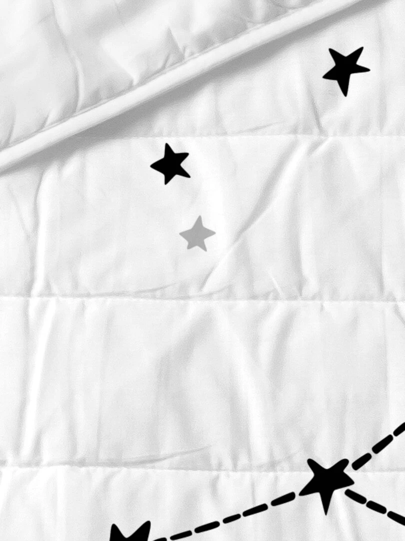 Couvre lit Constellation "Happyfriday" Blanc