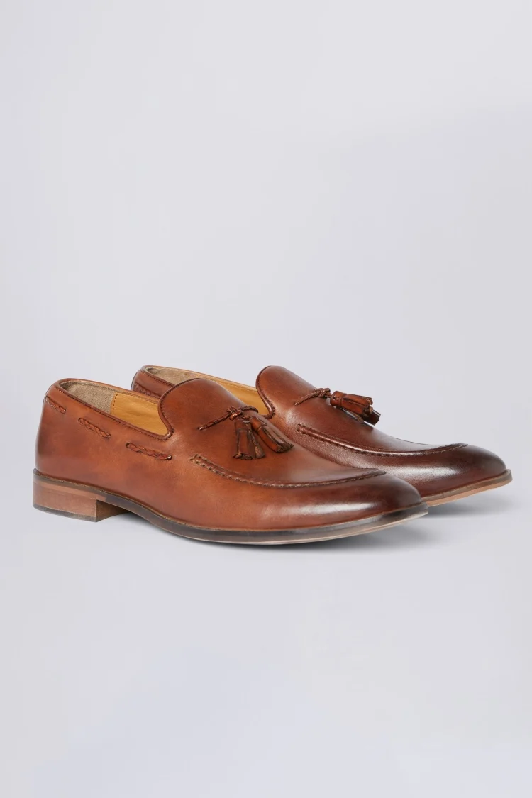 Highgate Brown Tassel Loafers Buy Online at Moss