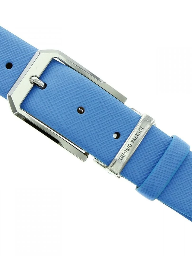 Ceinture cuir LAGOON Bleu