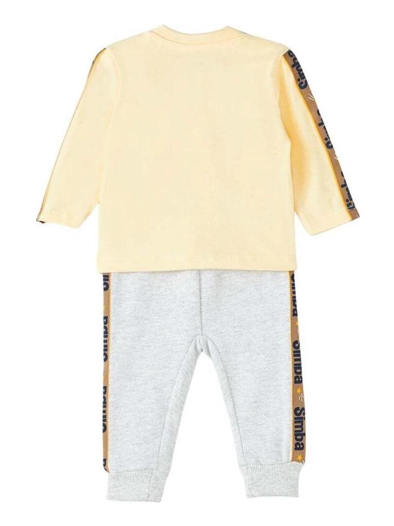 Disney Ensemble Sweat pantalon bébé garçon Imprimé Le Roi Lion Jaune