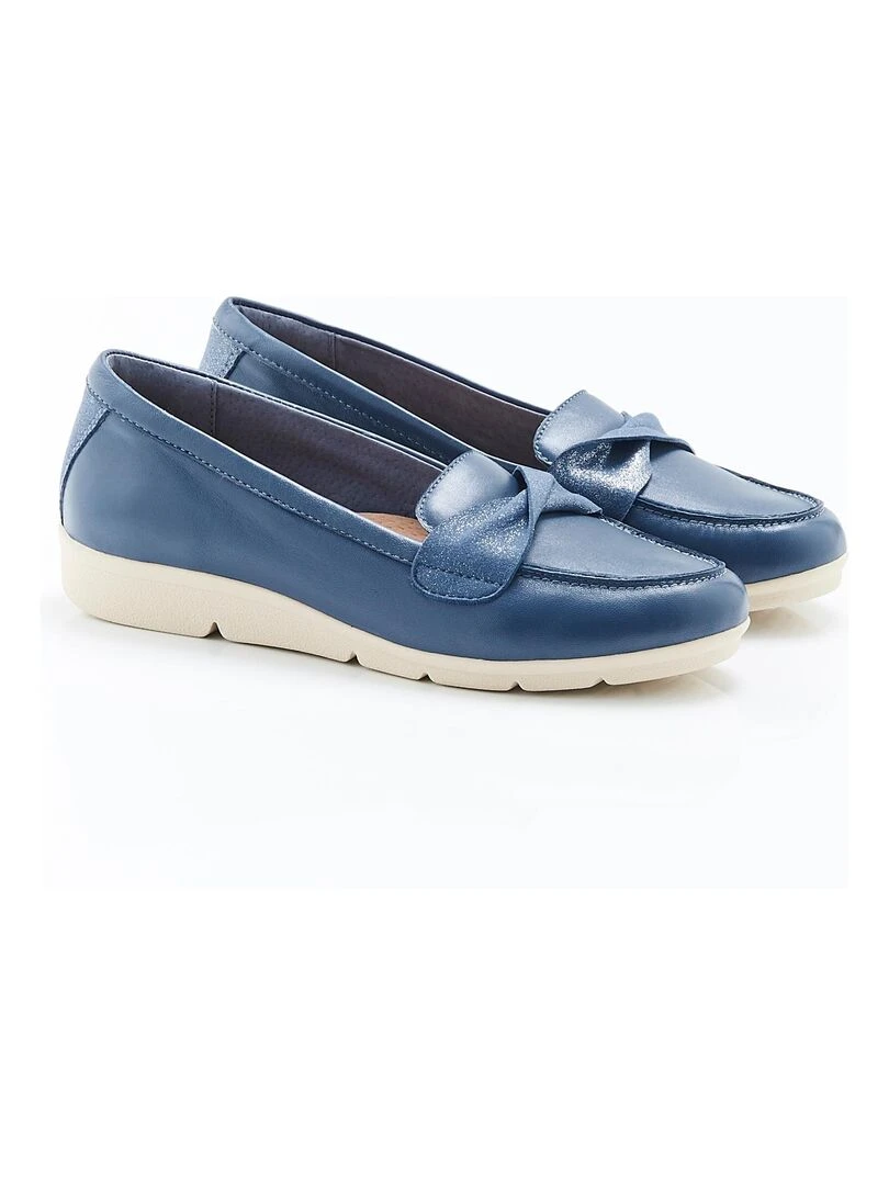Mocassins avec noeud irisé Amortyl Damart Gris
