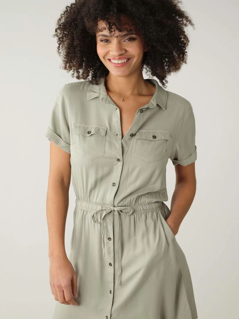 Robe casual 'Deeluxe'   Vert tilleul