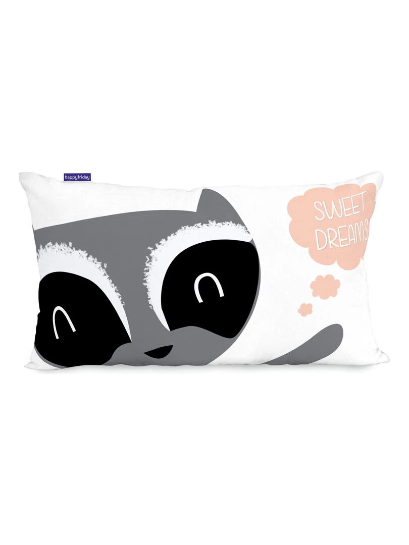 Housse de coussin Fantasy "Happyfriday" Blanc