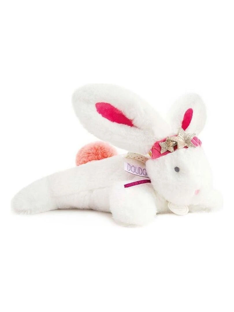 Doudou et compagnie Lapin Rose Bunny Petite Etoile Tutti Frutti Rose