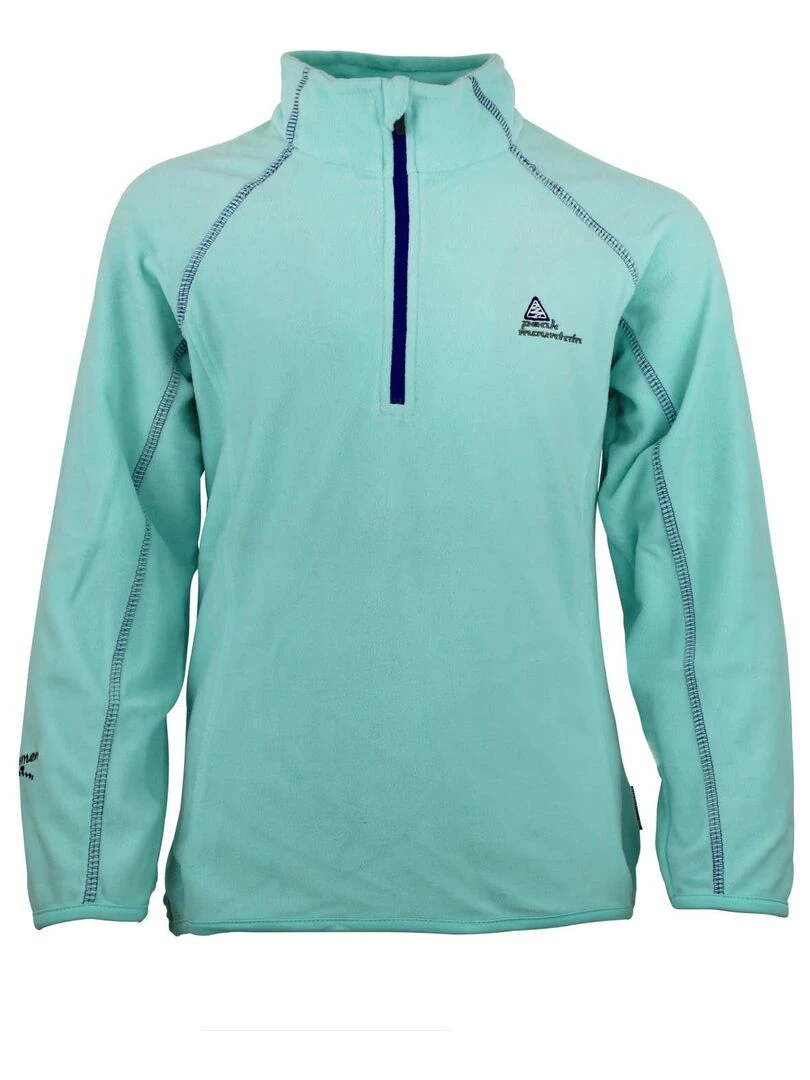 Sweat polaire fille FAFINE PEAK MOUNTAIN Bleu turquoise