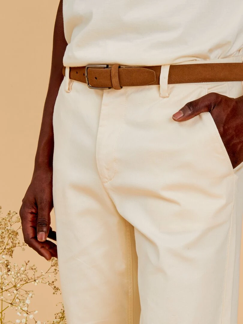 Ceinture fine Marron