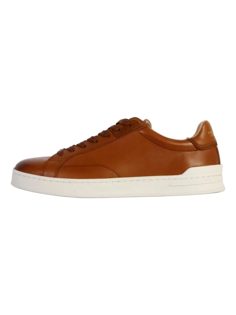 Basket Cuir Redskins Tessin Marron