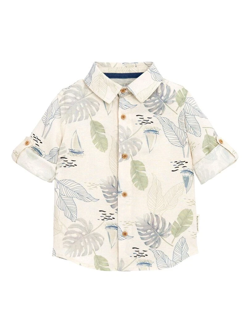 Chemise garçon Biarritz   Ecru