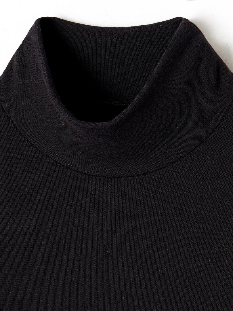 T shirt col montant Thermolactyl Sensitive   Damart   Noir