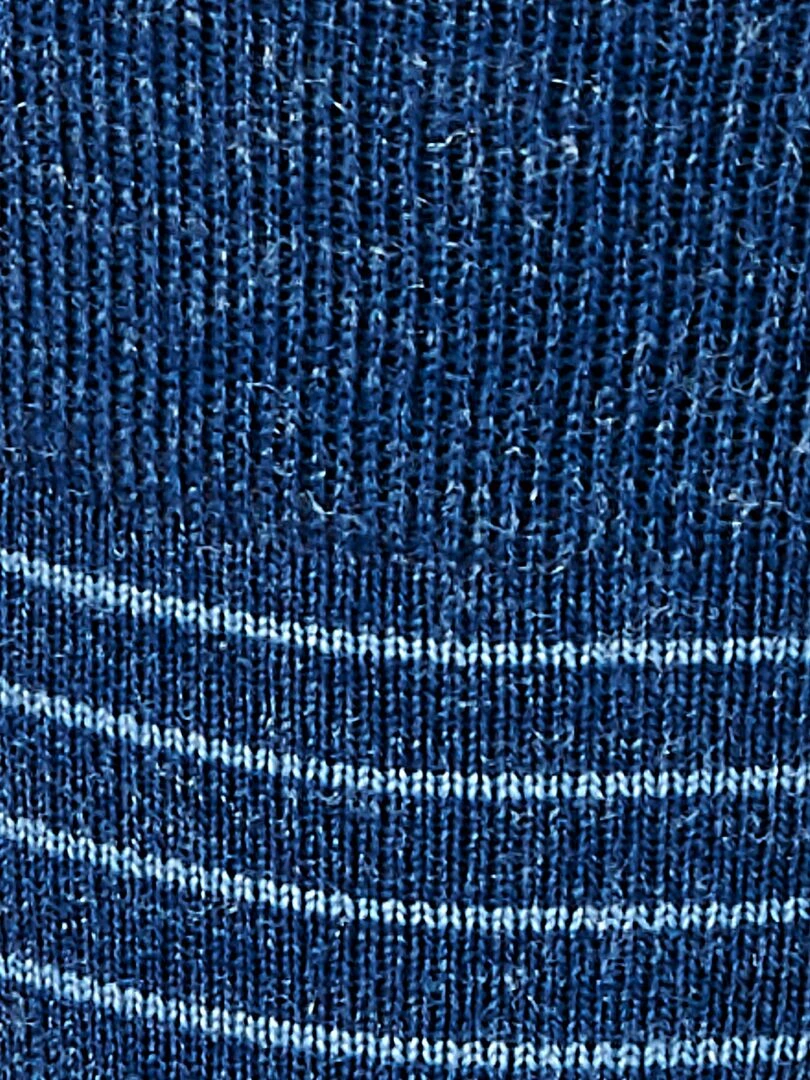 Lot de 2 paires de chaussettes mélange soie et Thermolactyl   Damart   Bleu