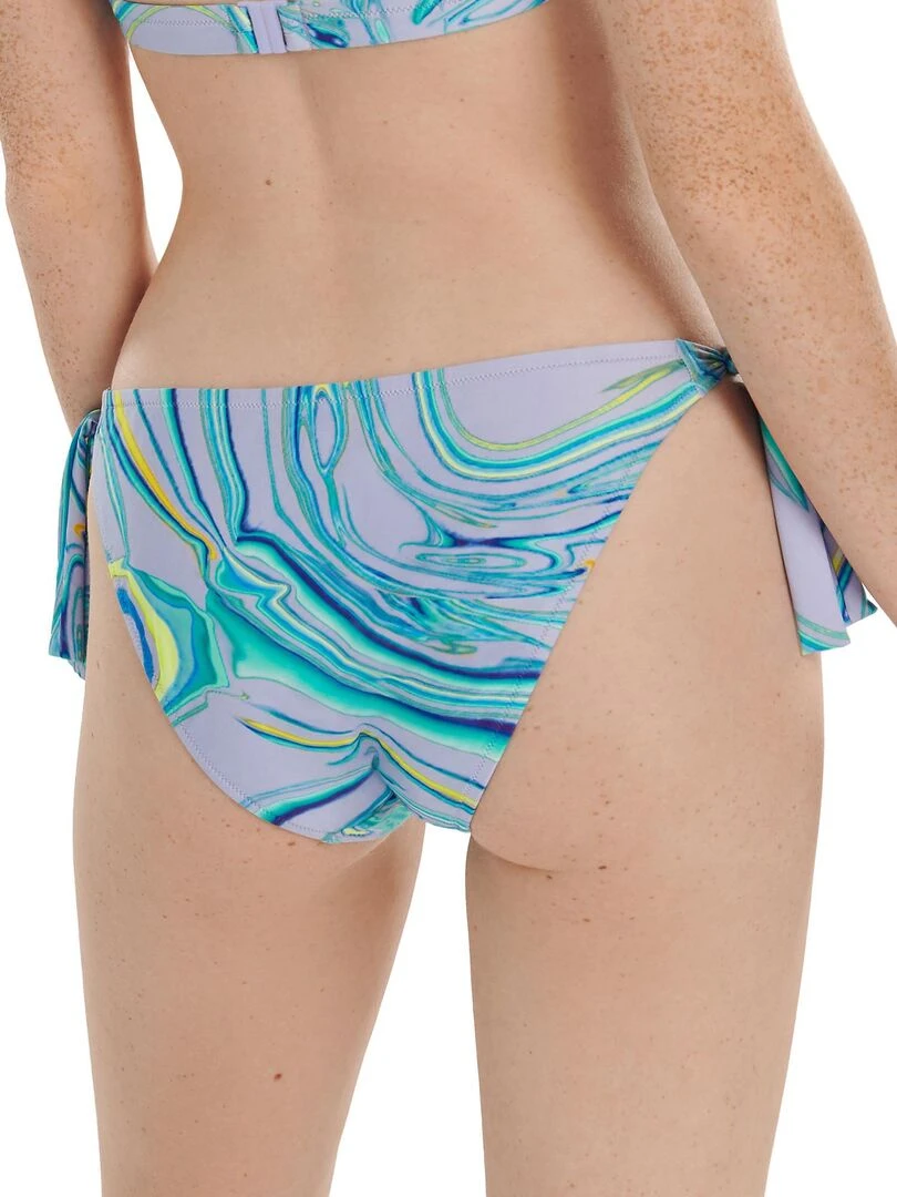 Bas maillot slip de bain à nouettes Queensland Violet