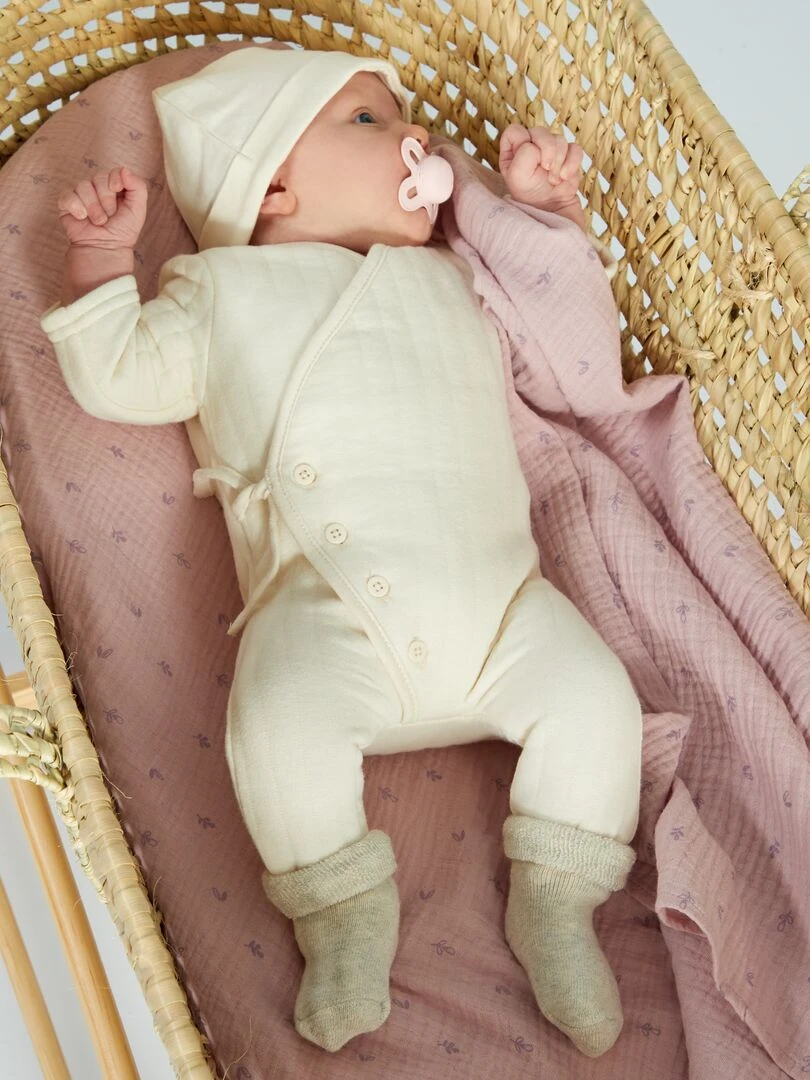 Box de naissance 'Welcome Baby' 4 pièces   Mixte   Lila