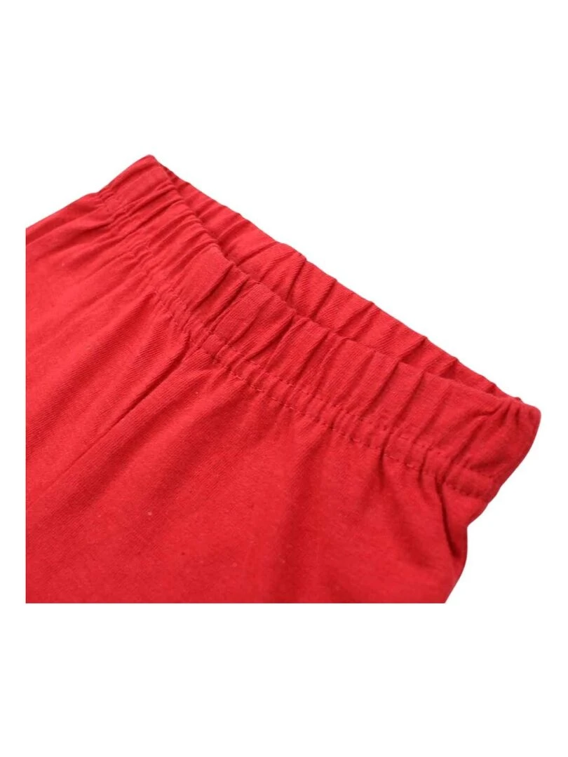 Disney   Ensemble ​​T shirt short bébé fille Imprimé Minnie   Rouge