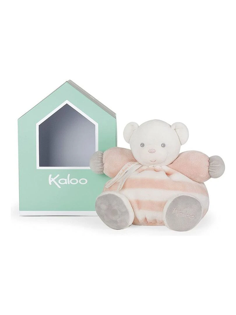 Doudou Kaloo Ours Rose Pantin Pastel Rose