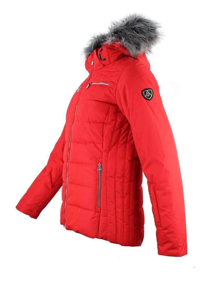 Doudoune de ski femme ASALPO   PEAK MOUNTAIN   Rouge