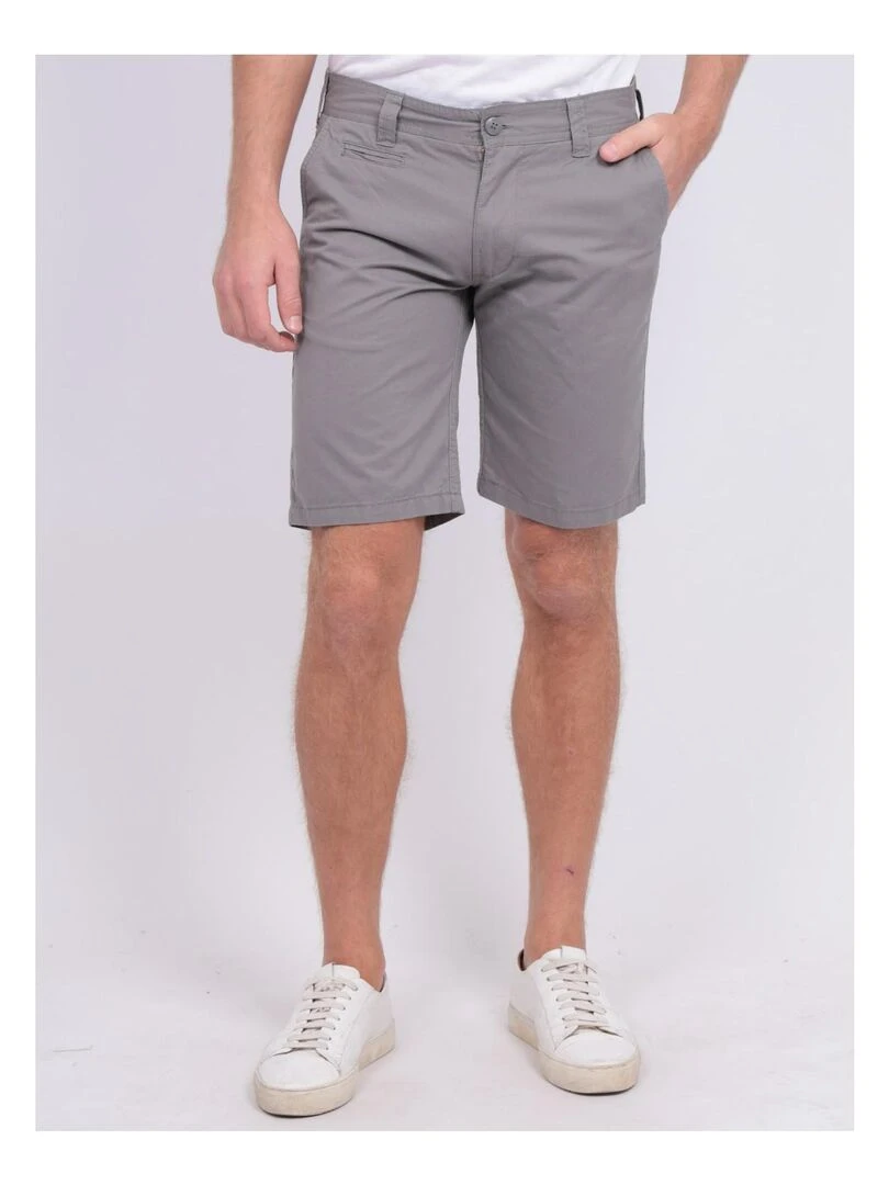 Bermuda chino BAGOO Gris clair