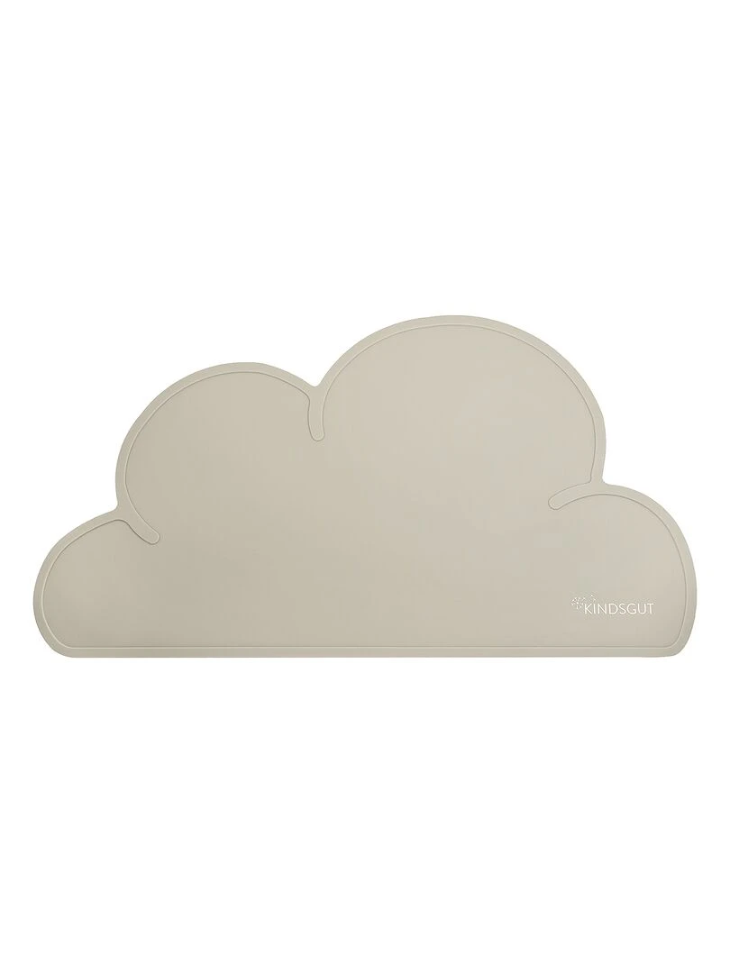 Set de table en forme de nuage en silicone Beige gris