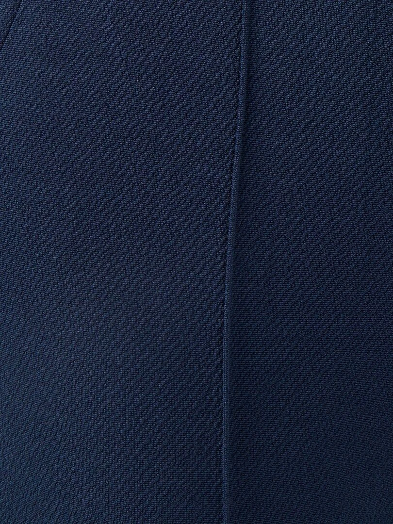 Pantalon crêpe enfilable à boucles   Damart   Bleu marine