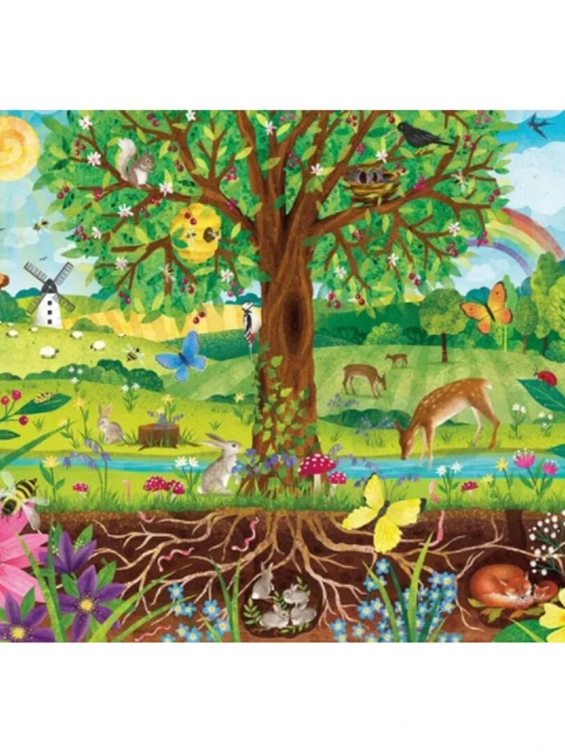 Puzzle 100 pièces : Faune Merveilleuse N/A