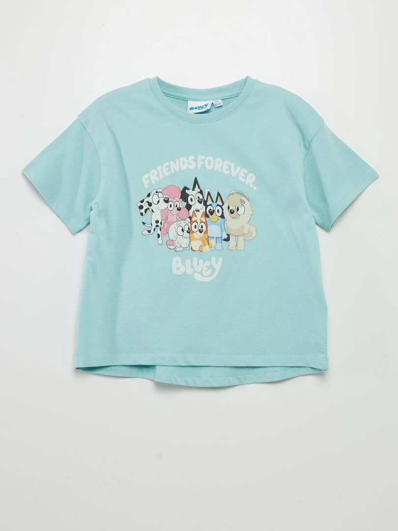 Tee shirt imprimé 'Bluey' Bleu