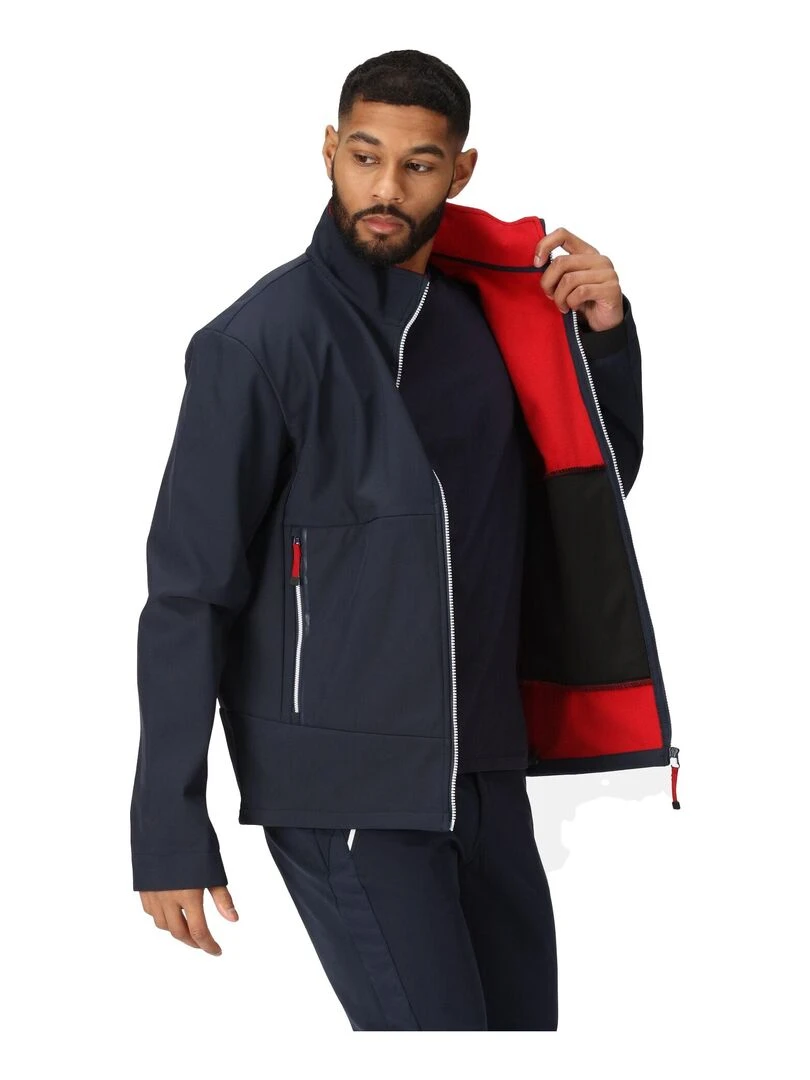 Regatta   Veste softshell DENDRICK   Bleu Rouge