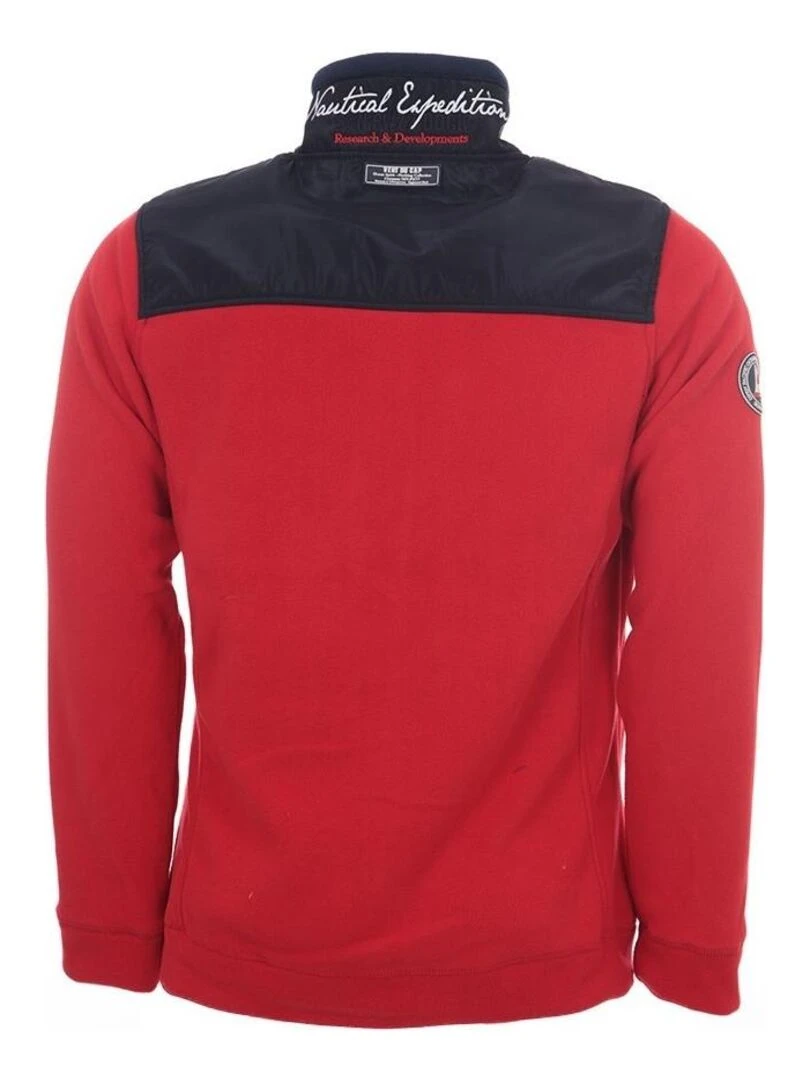Blouson polaire homme CORTEL VENT DU CAP Rouge