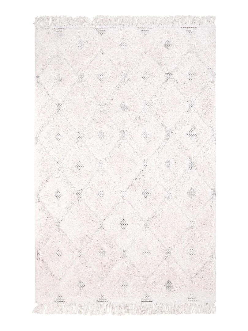 Tapis Rectangulaire Écru Homy (120 X 170 Cm) Ecru