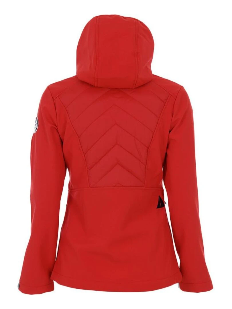 Blouson softshell femme APVER VENT DU CAP Rouge