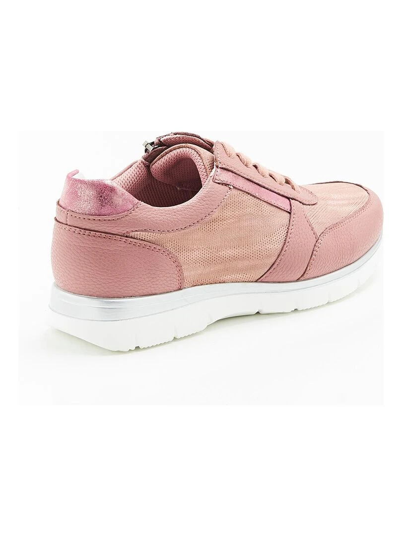 Baskets dessus irisé et texturé Amortyl   Damart   Rose