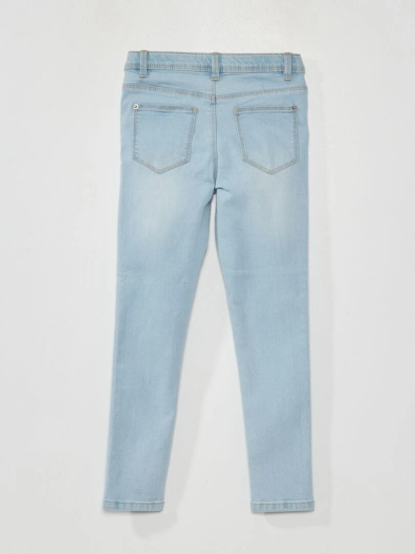 Jean skinny 5 poches Bleu clair