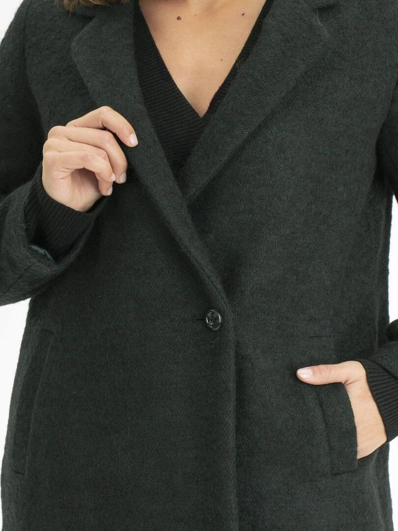 Manteau MELISSA Gérard Pasquier Vert bouteille
