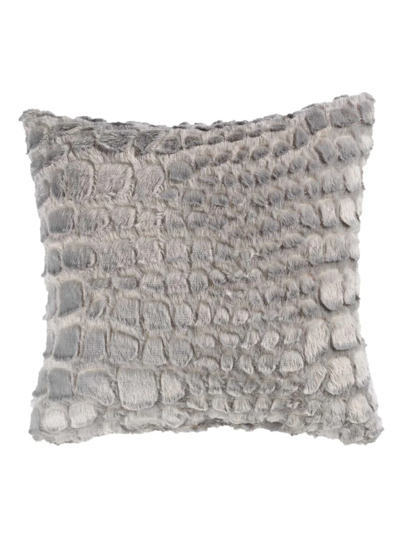 Coussin a poil doux collection Symba Bleu