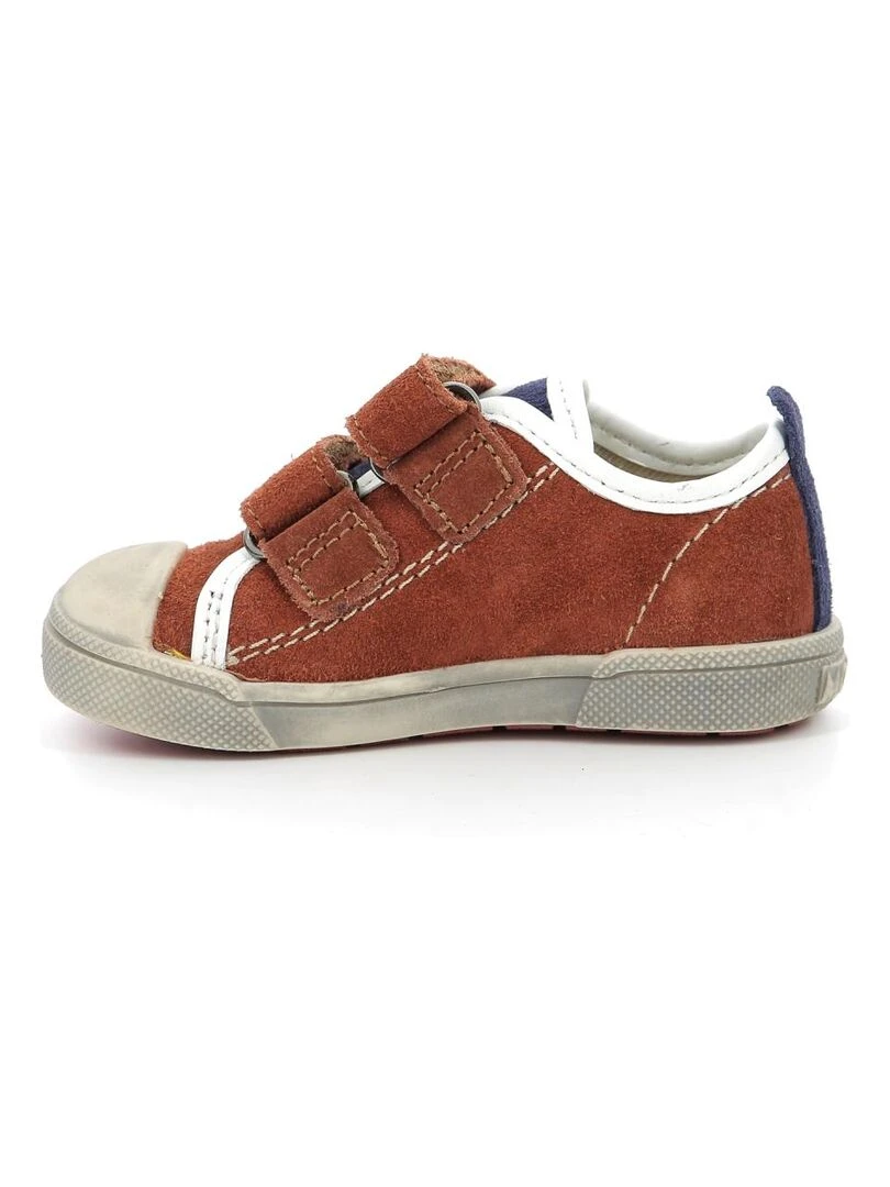 Sneakers basses Cuir Keppy   Orange